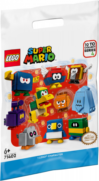 71402 LEGO® Super Mario Tēlu komplekti — 4. sērija, 6+ gadiem, NEW 2022!