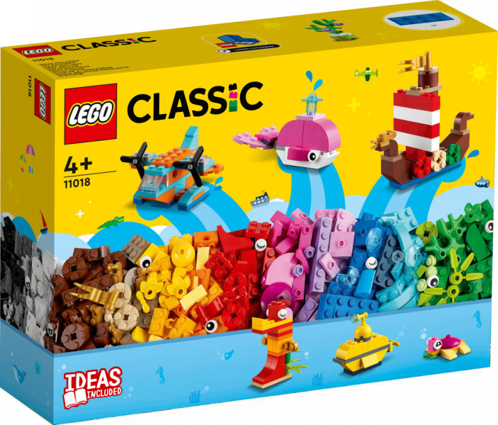 11018 LEGO® Classic Творческое веселье в океане, с 4 + лет NEW 2022! (Maksas piegāde eur 3.99)