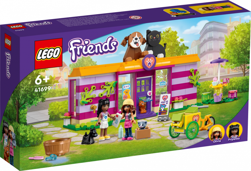 41699 LEGO® Friends Кафе-приют для животных с 6+ лет NEW 2022! (Maksas piegāde eur 3.99)