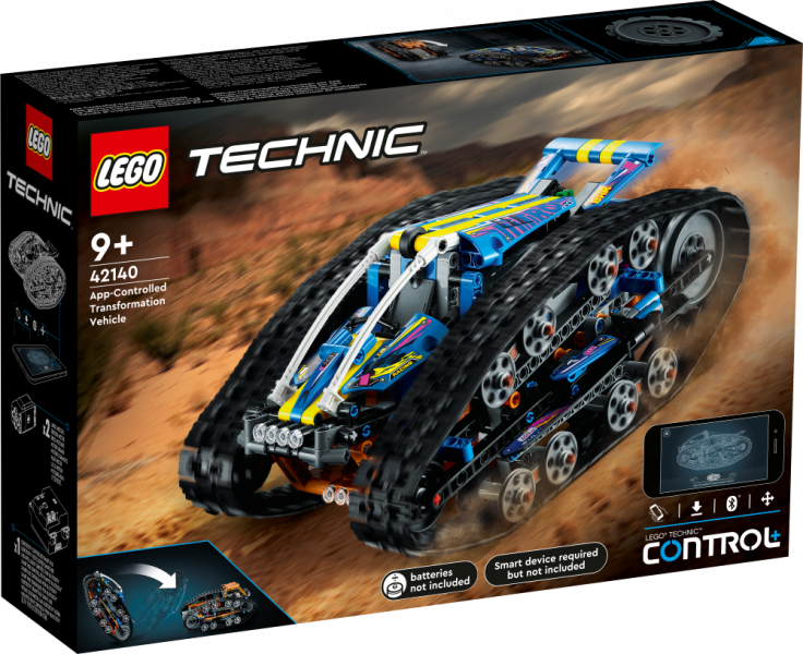 42140 LEGO® Technic Машина-трансформер на дистанционном управлениис 9+ лет NEW 2022! (Maksas piegāde eur 3.99)