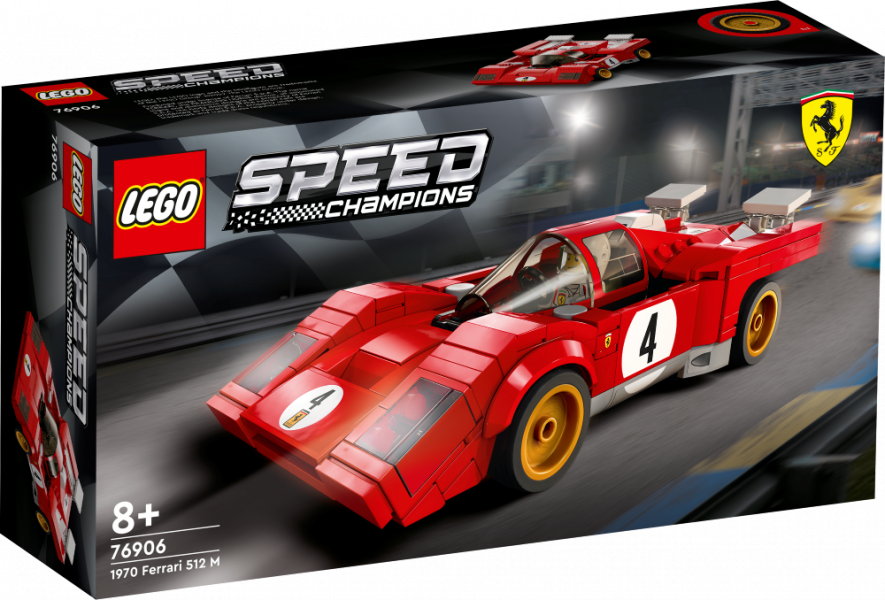 76906 LEGO® Speed Champions 1970 Ferrari 512 M с 8+ лет NEW 2022!