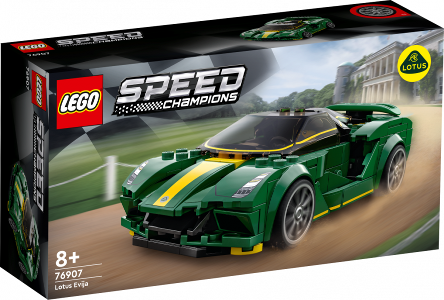 76907 LEGO® Speed Champions Lotus Evija с 8+ лет NEW 2022! (Maksas piegāde eur 3.99)