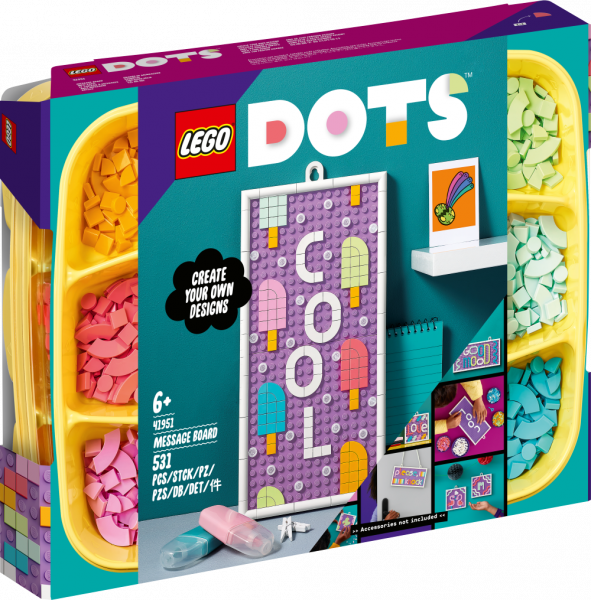 41951 LEGO® DOTS Ziņojumu dēlis, no 6+ gadiem NEW 2022! (Maksas piegāde eur 3.99)