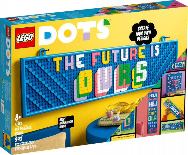 41952 LEGO® DOTS Большая доска для надписей, с 8+ лет NEW 2022! (Maksas piegāde eur 3.99)