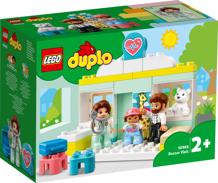 10968 LEGO® DUPLO Поход к врачу, с 2+ лет NEW 2022! (Maksas piegāde eur 3.99)