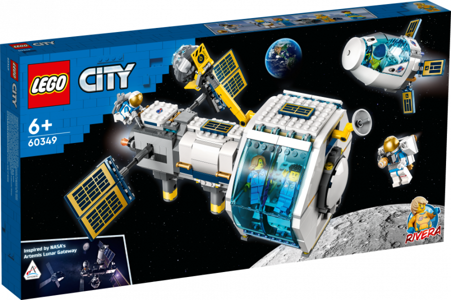 60349 LEGO® City Лунная космическая станция, с 6+ лет NEW 2022! (Maksas piegāde eur 3.99)