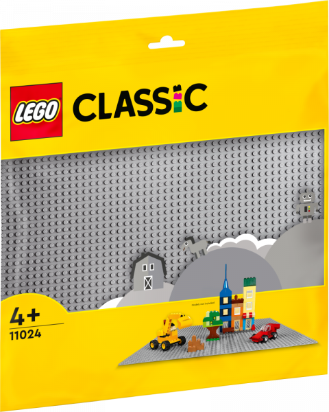 11024 LEGO® Classic Серая базовая пластинас, 4+ лет NEW 2022! (Maksas piegāde eur 3.99)