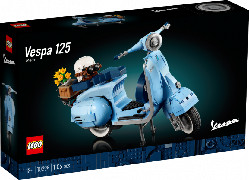 10298 LEGO® Icons Vespa 125, 18+ gadiem, NEW 2022! (Maksas piegāde eur 3.99)