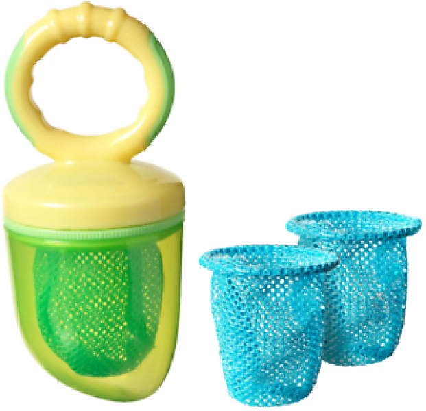 Tommee Tippee Feeder удобная сеточка (3gb.) с ручкой и крышкой для кормления малыша, с 4 мес.