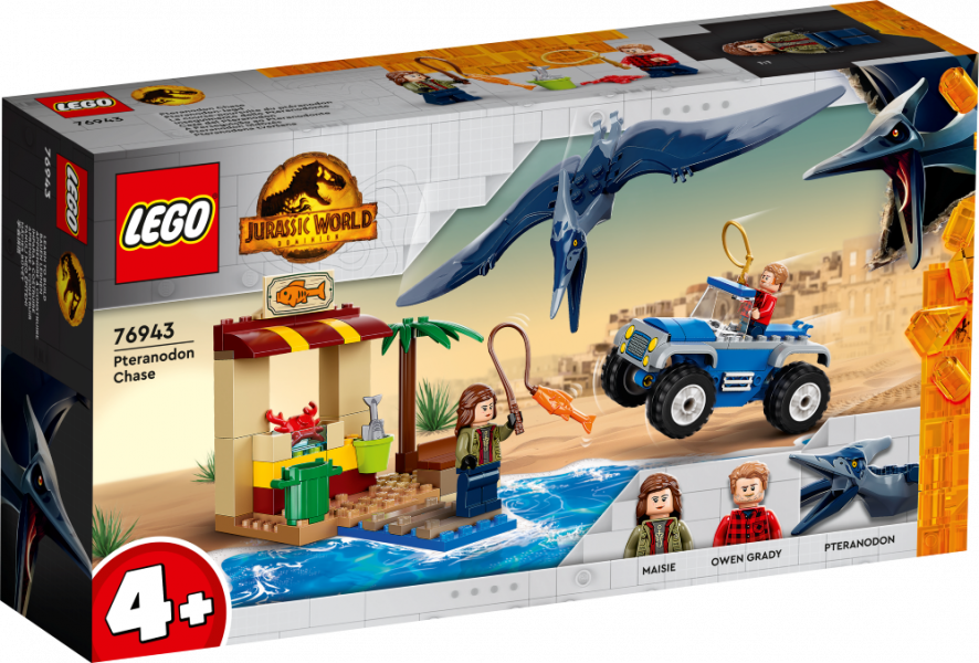 76943 LEGO® Jurassic World Pteranodona tveršana,no 4+ gadiem, NEW 2022! (Maksas piegāde eur 3.99)