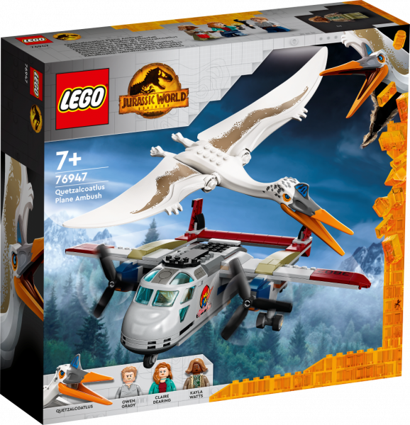 76947 LEGO® Jurassic World, Кетцалькоатль: нападение на самолёт с 7+ лет, NEW 2022! (Maksas piegāde eur 3.99)