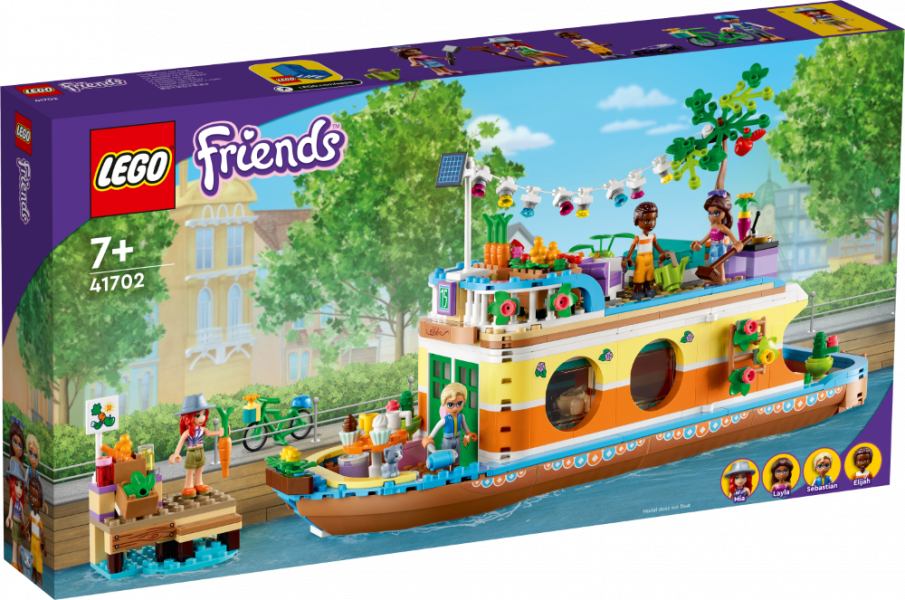 41702 LEGO® Friends Peldošā māja, 7+ gadiem, NEW 2022! (Maksas piegāde eur 3.99)