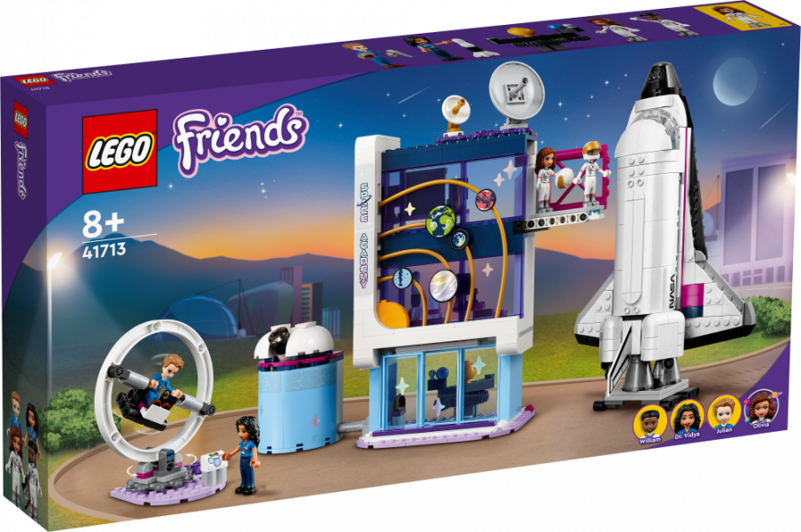 41713 LEGO® Friends Olīvijas kosmosa akadēmija,no 8+ gadiem, NEW 2022! (Maksas piegāde eur 3.99)