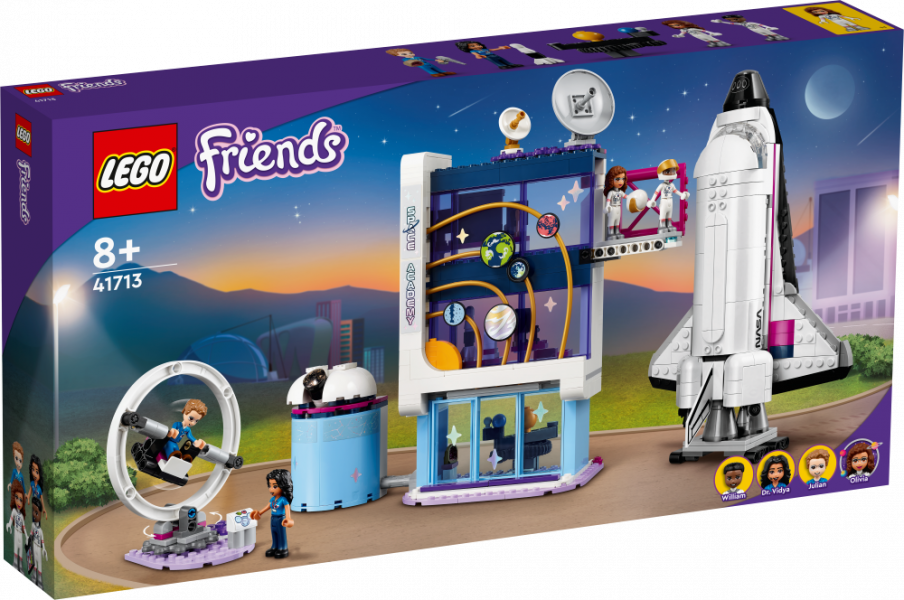 41713 LEGO® Friends Olīvijas kosmosa akadēmija, с 8+ лет, NEW 2022! (Maksas piegāde eur 3.99)