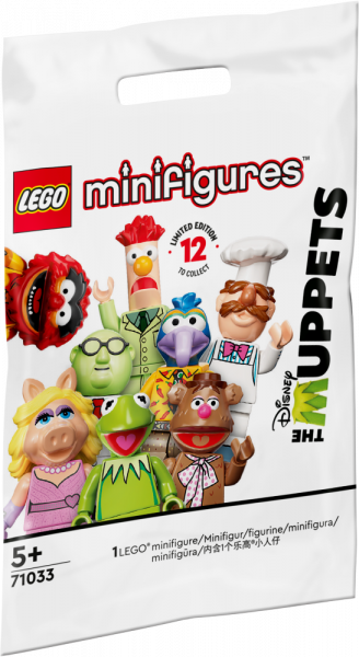 71033 LEGO® Minifigures The Muppets, 5+ gadiem, NEW 2022!