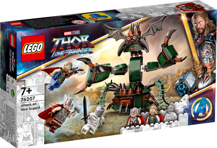 76207 LEGO® Marvel Uzbrukums Jaunajai Asgardai, no 7+ gadiem, NEW 2022! (Maksas piegāde eur 3.99)