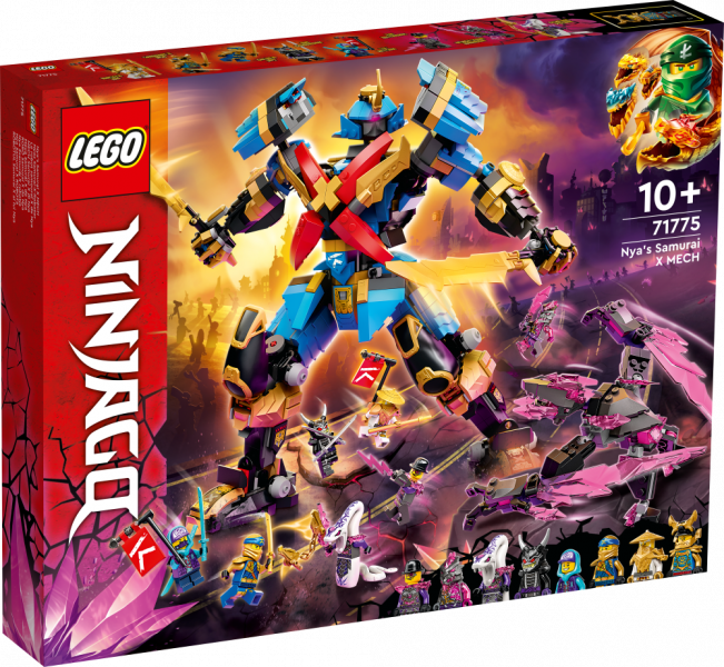 71775 LEGO® Ninjago Робот Нии «Самурай Икс», с 10+ лет, NEW 2022! (Maksas piegāde eur 3.99)