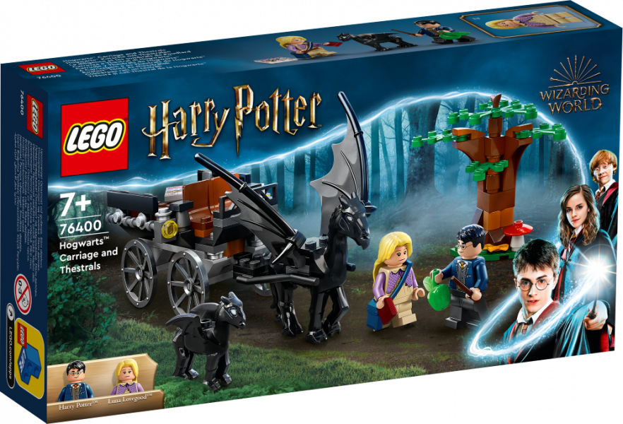 76400 LEGO® Harry Potter Cūkkārpas rati un testrāli, no 7+ gadiem, NEW 2022! (Maksas piegāde eur 3.99)