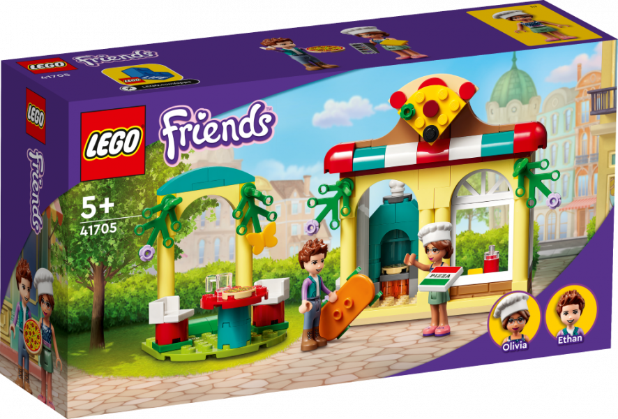 41705 LEGO® Friends Пиццерия Хартлейк Сити, с 5+ лет, NEW 2022! (Maksas piegāde eur 3.99)