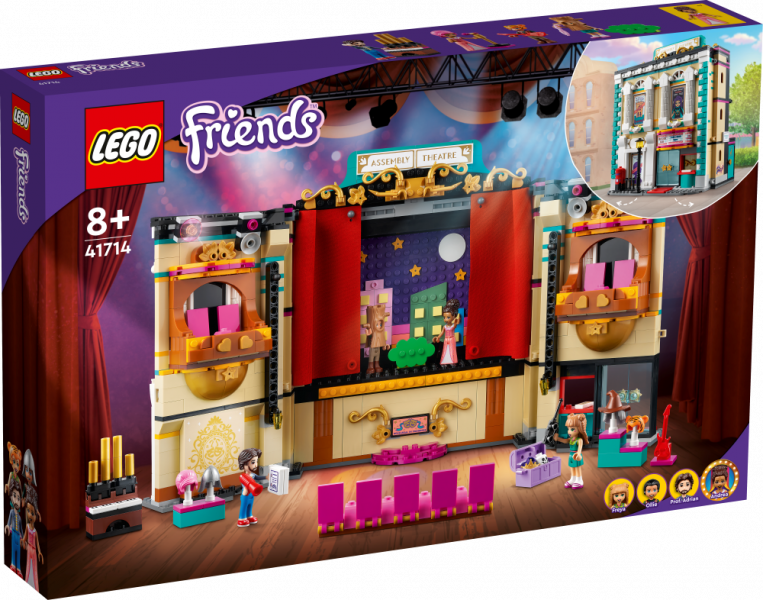 41714 LEGO® Friends Andrea teātra skola,no 8+ gadiem, NEW 2022! (Maksas piegāde eur 3.99)