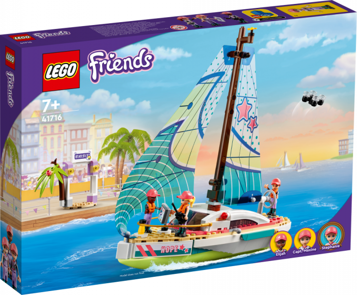 41716 LEGO® Friends Приключения Стефани на яхте, с 7+ лет, NEW 2022! (Maksas piegāde eur 3.99)