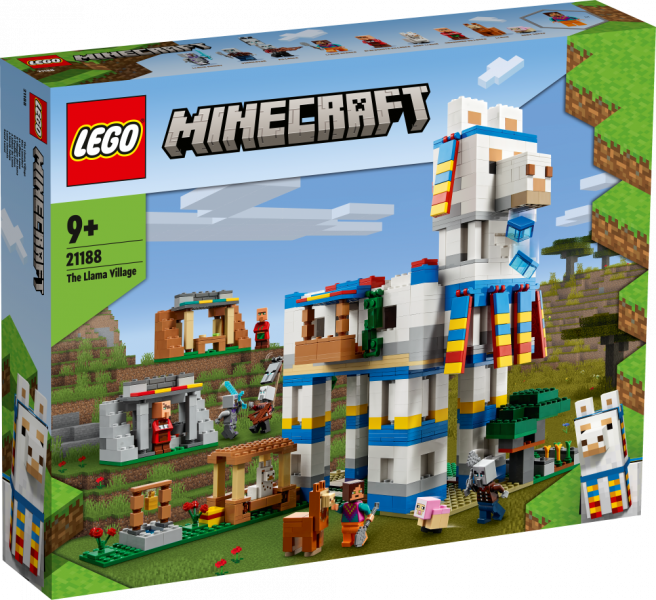 21188 LEGO® Minecraft Деревня лам, с 9+ лет, NEW 2022! (Maksas piegāde eur 3.99)