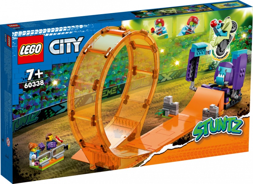 60338 LEGO® City Трюковая петля «Сокрушительный шимпанзе», с 7+ лет, NEW 2022! (Maksas piegāde eur 3.99)