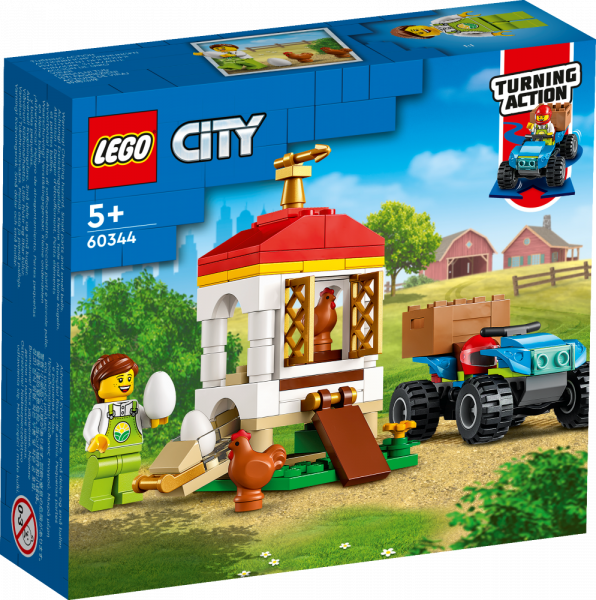 60344 LEGO® City Курятник, с 5+ лет, NEW 2022!