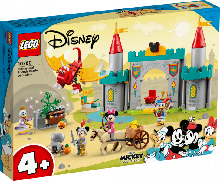 10780 LEGO® Disney Mikipele un draugi: pils aizstāvji, no 4+ gadiem, NEW 2022! (Maksas piegāde eur 3.99)