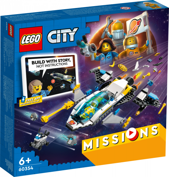 60354 LEGO® City Космическая миссия для исследования Марса, с 6+ лет, NEW 2022! (Maksas piegāde eur 3.99)