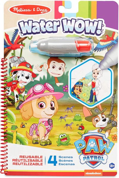 Melissa & Doug dažādu uzdevumu grāmata ar ūdens otiņu PAW PATROL Skye 3+gadiem, 33250