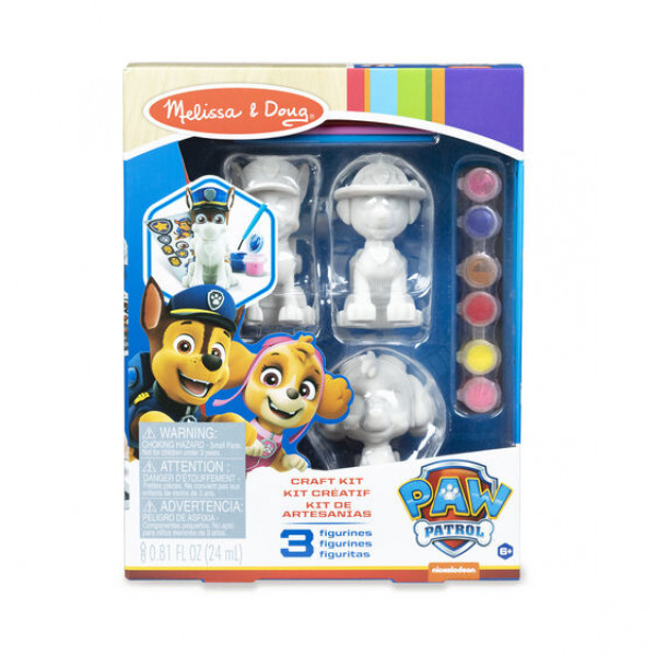 Melissa & Doug Izkrāso 3 figūriņas PAW PATROL no 6 gadiem, 33265