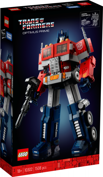 10302 LEGO® ICONS™ Optimus Prime, no 18+ gadiem, NEW 2022! (Maksas piegāde eur 3.99)