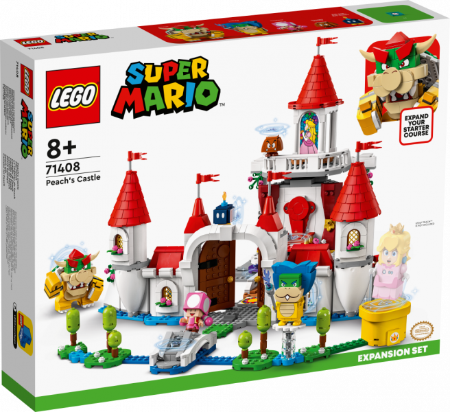 71408 LEGO® Super Mario Peach pils paplašinājuma maršruts, с 8+ лет, NEW 2022! (Maksas piegāde eur 3.99)