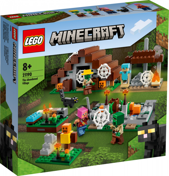 21190 LEGO® Minecraft Pamestais ciems, с 8+ лет, NEW 2022! (Maksas piegāde eur 3.99)