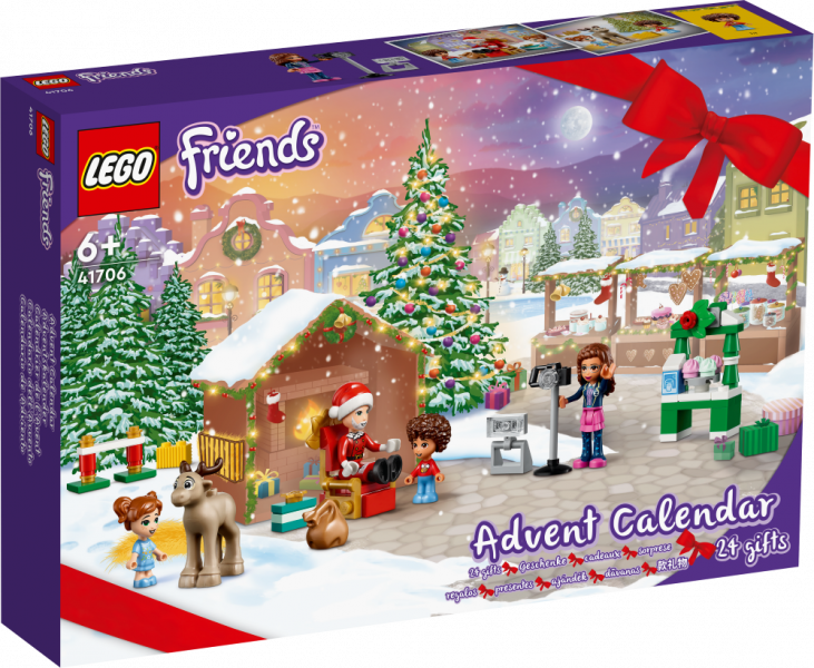 41706 LEGO® Friends Adventes kalendārs, no 6+ gadiem, NEW 2022! (Maksas piegāde eur 3.99)