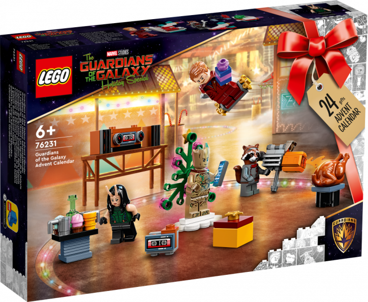 76231 LEGO® Marvel Galaktikas sargu Adventes kalendārs, no 6+ gadiem, NEW 2022! (Maksas piegāde eur 3.99)