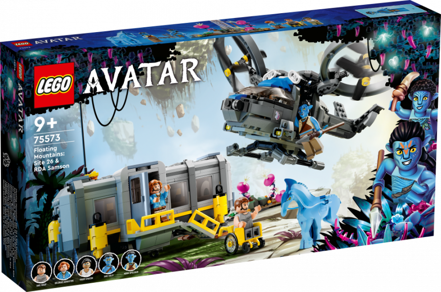 75573 LEGO® Avatar Мобильная станция ОПР и конвертоплан Самсон в горах Аллилуйя, с 9+ лет, NEW 2022! (Maksas piegāde eur 3.99)