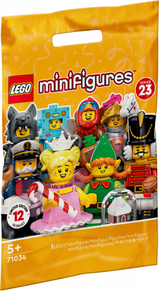 71034 LEGO® Minifigures серия 23, с 5+ лет, NEW 2022! (Maksas piegāde eur 3.99)