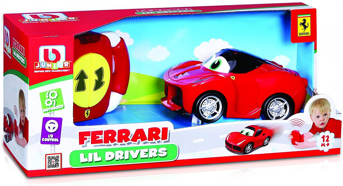 BB Junior Ferrari auto ar vienkāršu pulti, no 1 gada