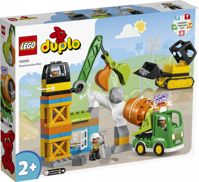 10990 LEGO® DUPLO Būvlaukums, no 2+ gadiem, NEW 2023!