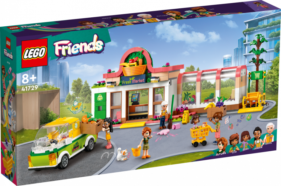 41729 LEGO® Friends Ekoloģiskās pārtikas veikals, no 8+ gadiem, NEW 2023!