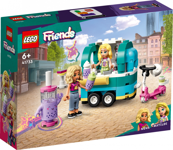 41733 LEGO® Friends Бабл-ти кафе на колёсах, no 6+ gadiem, NEW 2023!