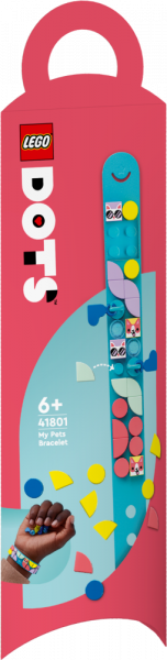 41801 LEGO® DOTS Mana mīļdzīvnieku aproce, no 6+ gadiem, NEW 2023!