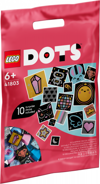 41803 LEGO® DOTS papildinājumi — 8. sērija: spīguļi un mirdzums, no 6+ gadiem, NEW 2023!