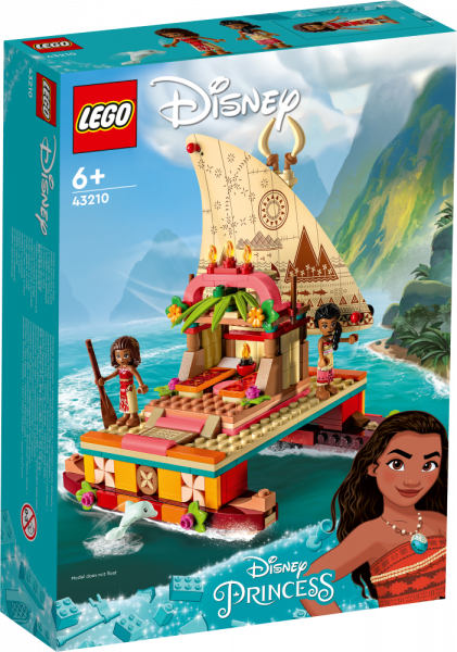43210 LEGO® Disney Vaianas ceļa meklēšanas laiva, no 6+ gadiem, NEW 2023!