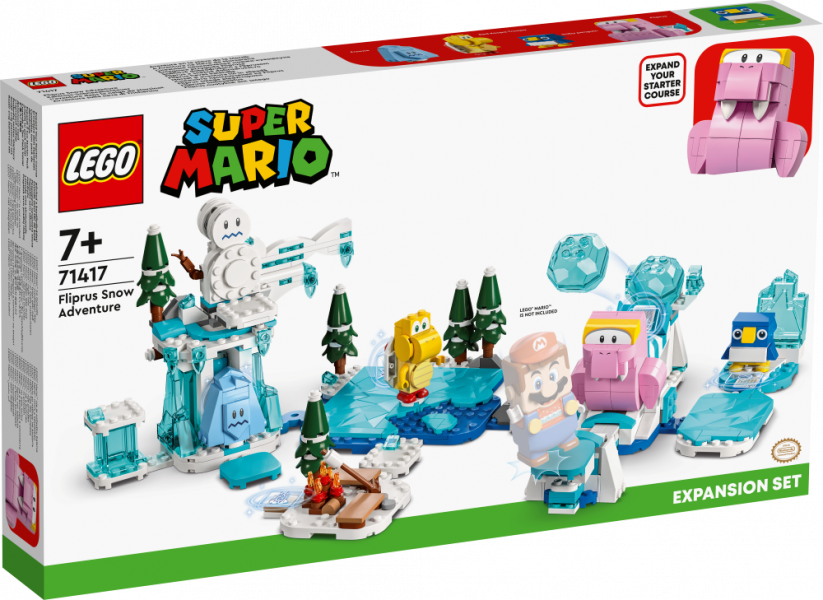 71417 LEGO® Super Mario Fliprus sniega piedzīvojuma paplašinājuma maršruts, no 7+ gadiem, NEW 2023!