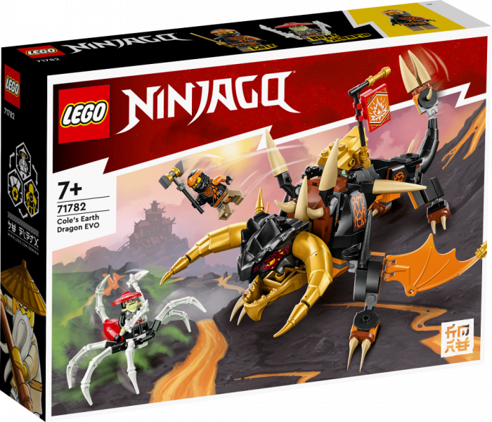 71782 LEGO® Ninjago Земляной дракон ЭВО Коула, с 7+ лет, NEW 2023!