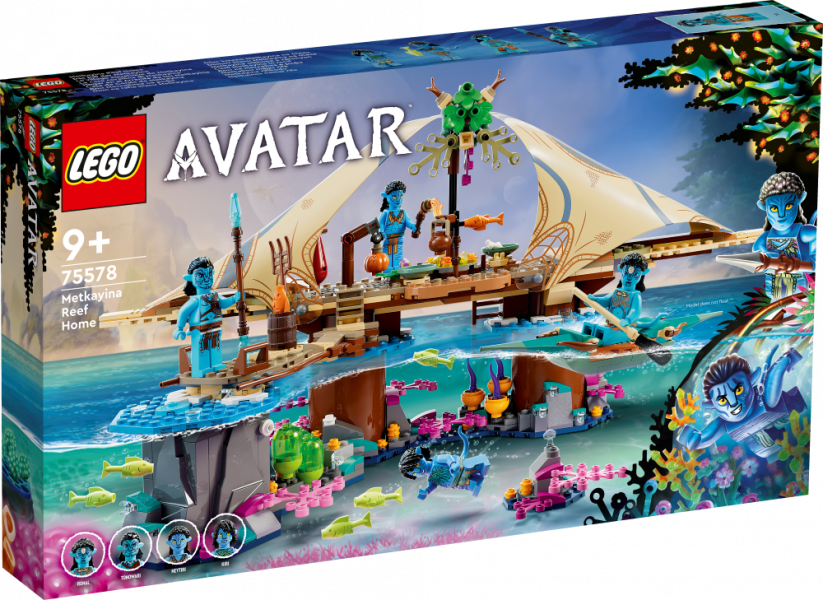 75578 LEGO® Avatar Metkajinu mājas rifā, no 9+ gadiem, NEW 2023!