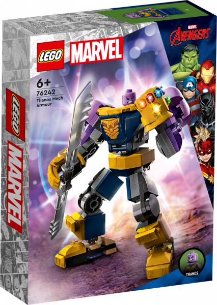 76242 LEGO® Marvel Thanos robotbruņas, no 6+ gadiem, NEW 2023!